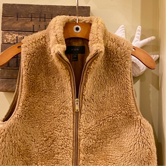 J.Crew Excursion plush teddy vest - Picture 8 of 16